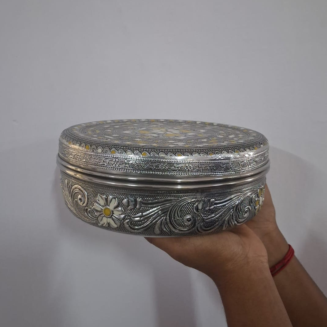 Meenakari Steel Box