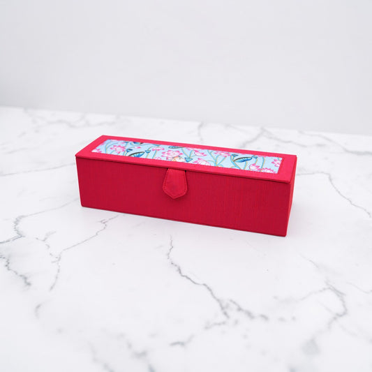 Raw silk bangle box (Assorted)