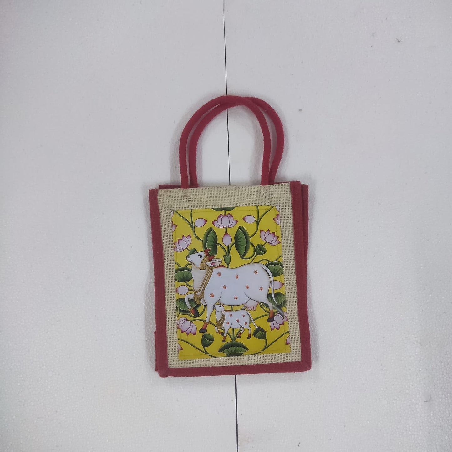 Pichwai printed bag (Assorted) without zip
