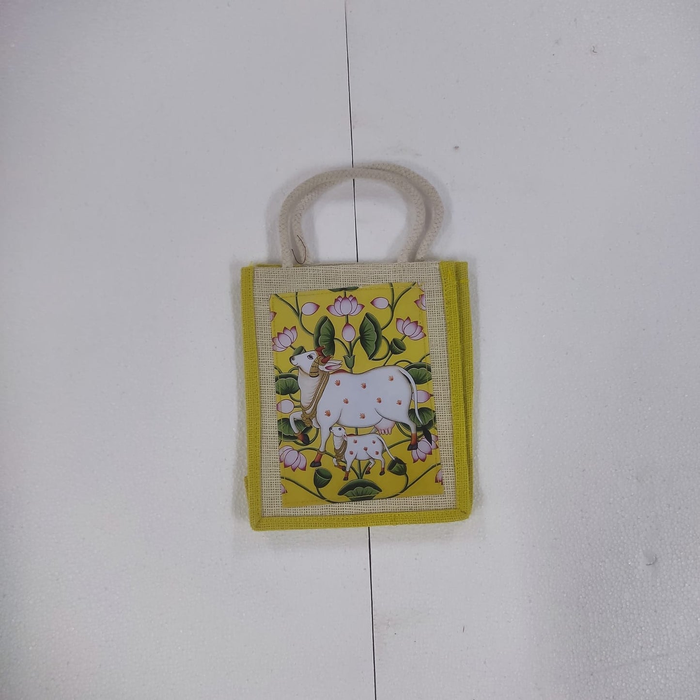 Pichwai printed bag (Assorted) without zip