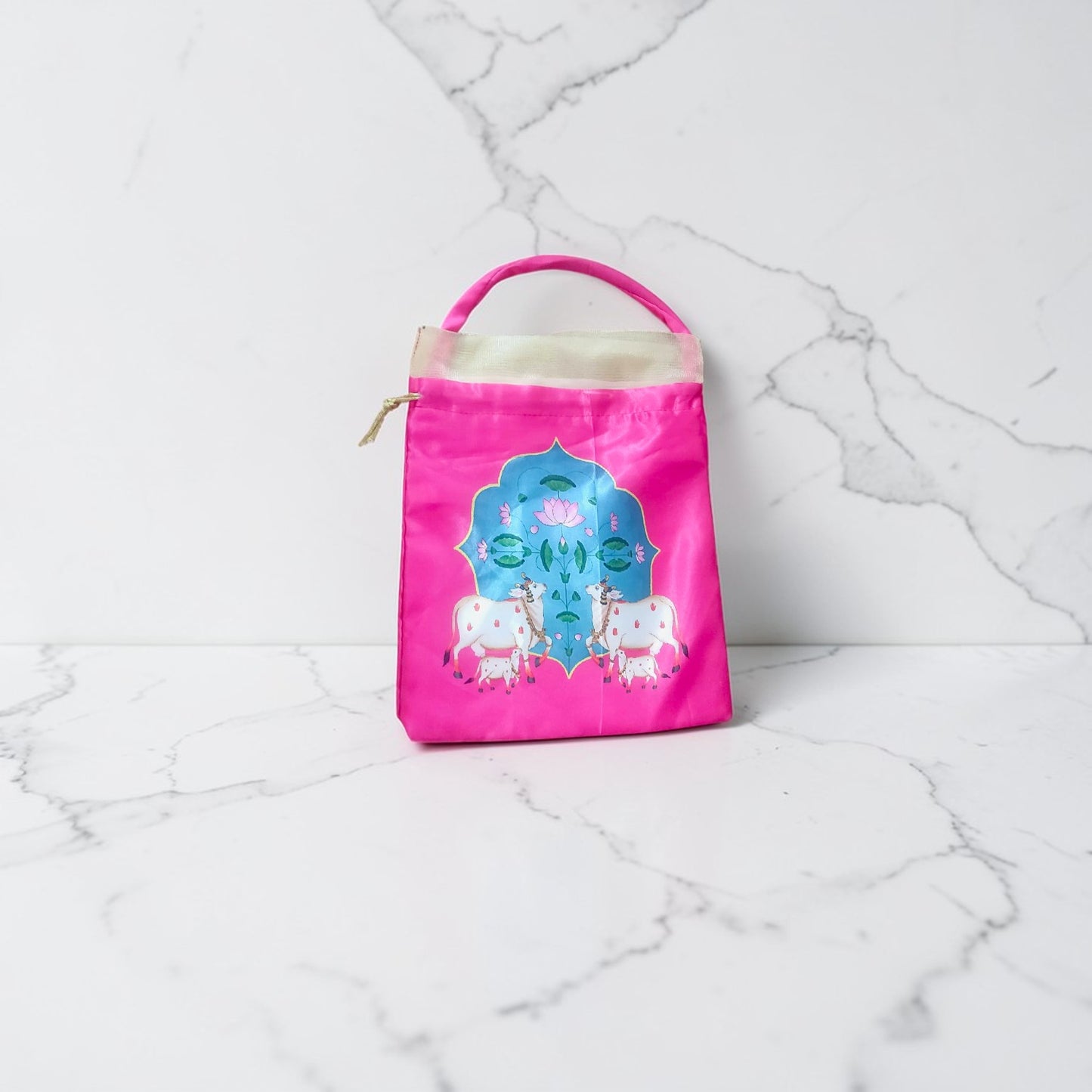Cow Potli Favour Bag - 9"9