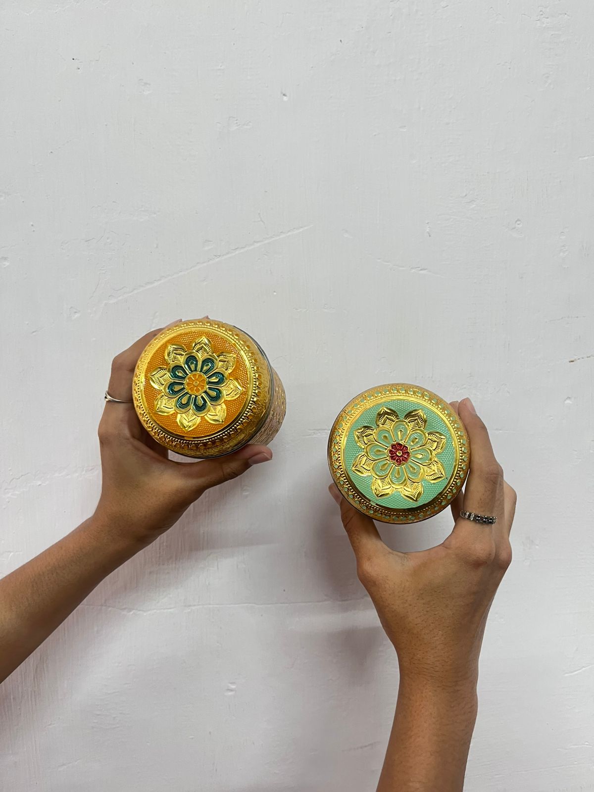 Meenakari containers (Assorted)
