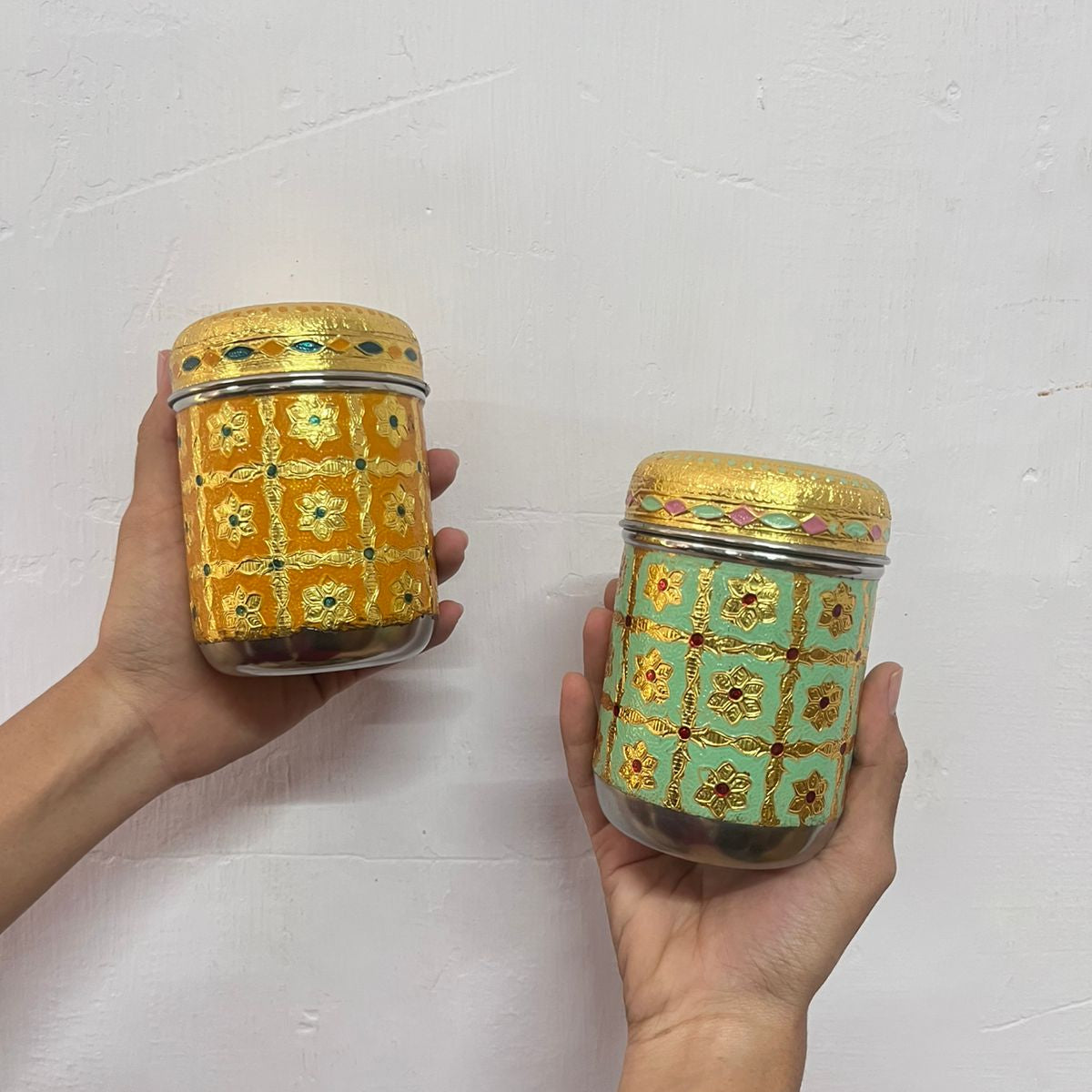 Meenakari containers (Assorted)
