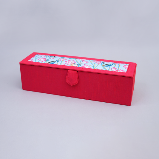 Raw silk bangle box (Assorted)