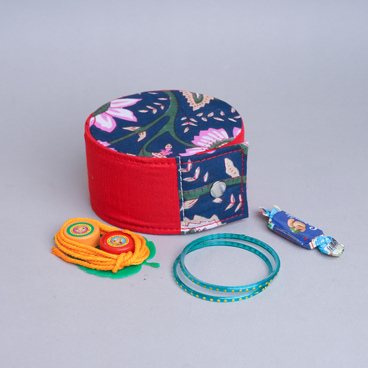 Roll Kalamkari Bangle Box combo