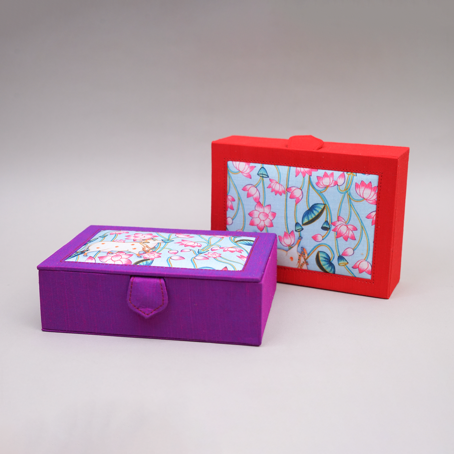 Raw Silk Jewel box (Assorted)