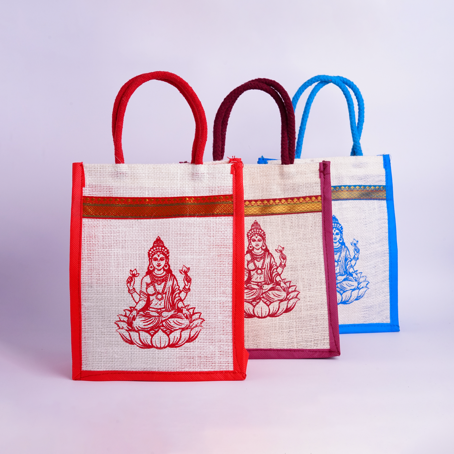 Lakshmi Jute Bag (Assorted)